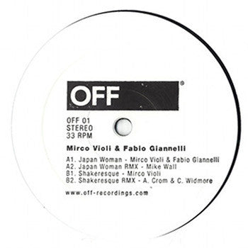 Mirco Violi & Fabio Giannelli : Japan Woman EP (12", EP)