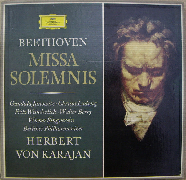 Ludwig van Beethoven - Gundula Janowitz · Christa Ludwig · Fritz Wunderlich · Walter Berry · Wiener Singverein · Berliner Philharmoniker · Herbert von Karajan : Missa Solemnis  (2xLP, Album + Box)