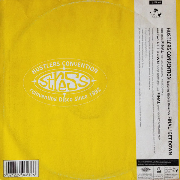 Hustlers Convention Featuring Ondrea Duverney : Final / Get Down (12")