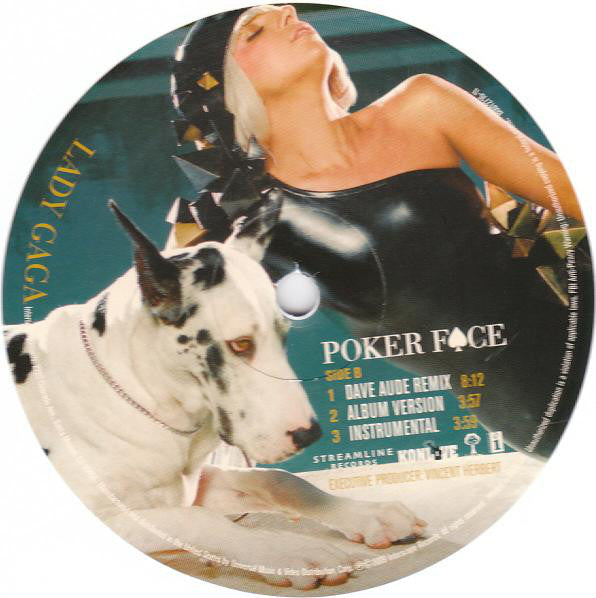 Lady Gaga : Poker Face (Remixes) (12", Single, Whi)