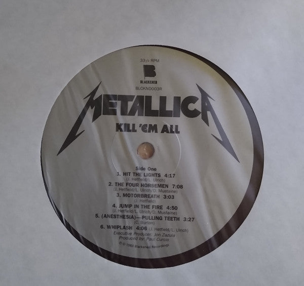 Metallica : Kill 'Em All (LP, Album, Ltd, RE, RM, RP, Red)