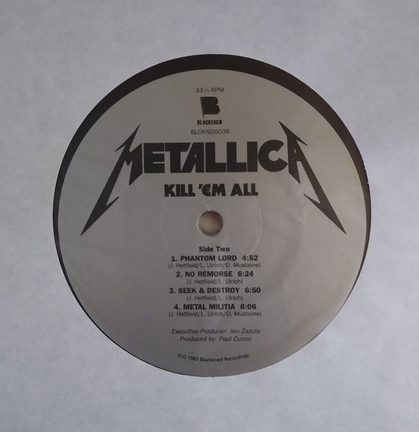 Metallica : Kill 'Em All (LP, Album, Ltd, RE, RM, RP, Red)