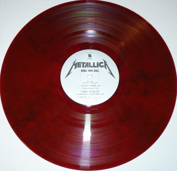 Metallica : Kill 'Em All (LP, Album, Ltd, RE, RM, RP, Red)