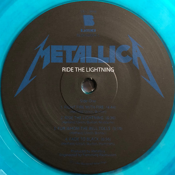 Metallica : Ride The Lightning (LP, Album, Ltd, RE, RM, RP, Blu)