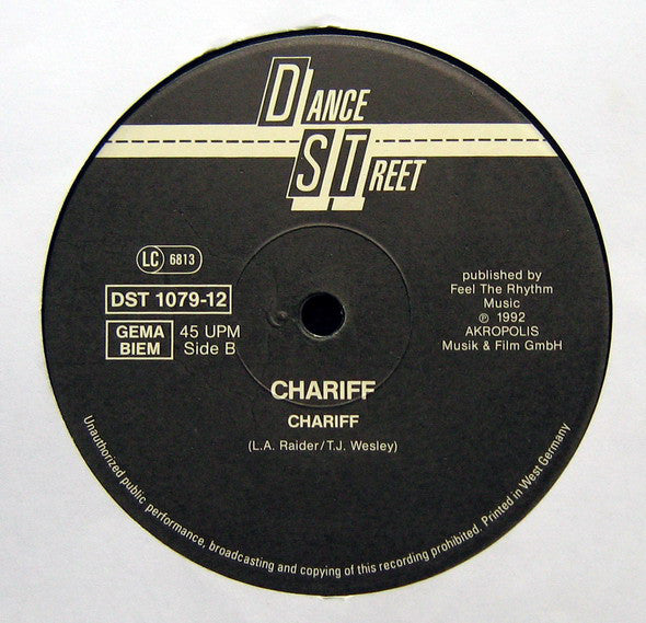 Chariff : I Love Your Smile (12")