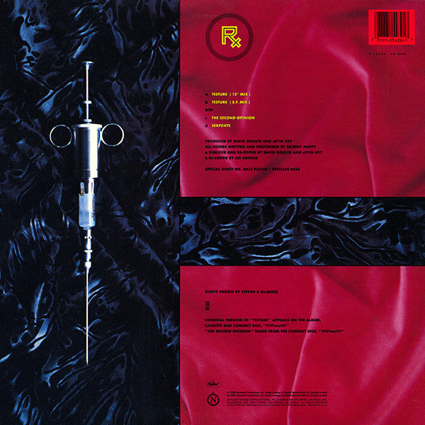 Skinny Puppy : Testure (12", Single, Red)