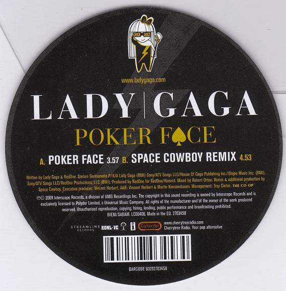 Lady Gaga : Poker Face (7", Single, Pic)