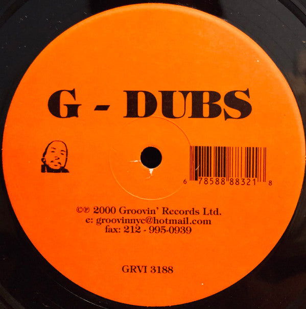 G-Dubs : Forever (In My Mind) (12")