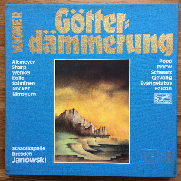 Richard Wagner, Rundfunkchor Leipzig, Chor der Staatsoper Dresden, Staatskapelle Dresden, Marek Janowski, René Kollo, Jeannine Altmeyer : Götterdämmerung (6xLP, Dig + Box)