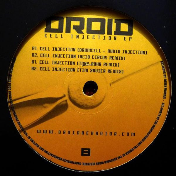 Drumcell + Audio Injection : Cell Injection EP (12", EP)