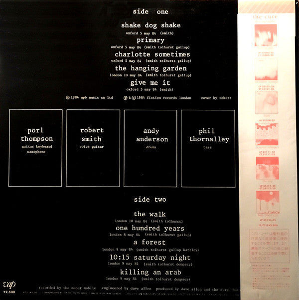 The Cure : Concert - The Cure Live (LP, Album)