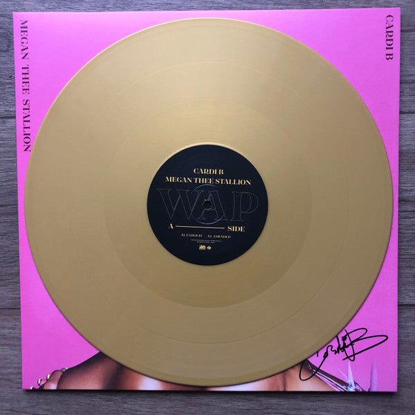 Cardi B Feat. Megan Thee Stallion : WAP (12", Single, Ltd, Gol)