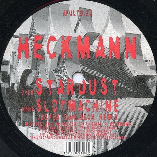 Thomas P. Heckmann : Stardust / Slotmachine (12", Etch)