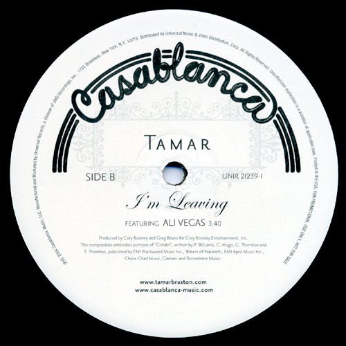 Tamar Featuring Bump J : I'm Leaving (12", Promo)