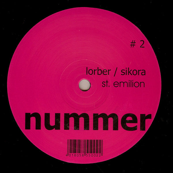 Frank Lorber / Sikora : St. Emilion (12")