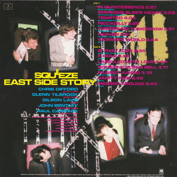 Squeeze (2) : East Side Story (LP, Album)