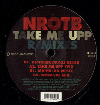 NROTB : Take Me Upp Remixes (12")