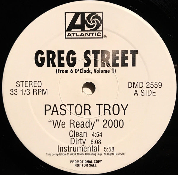 Greg Street / Pastor Troy / Wicked (7) / Too Short : From 6 O'Clock, Volume 1 (12", Promo)