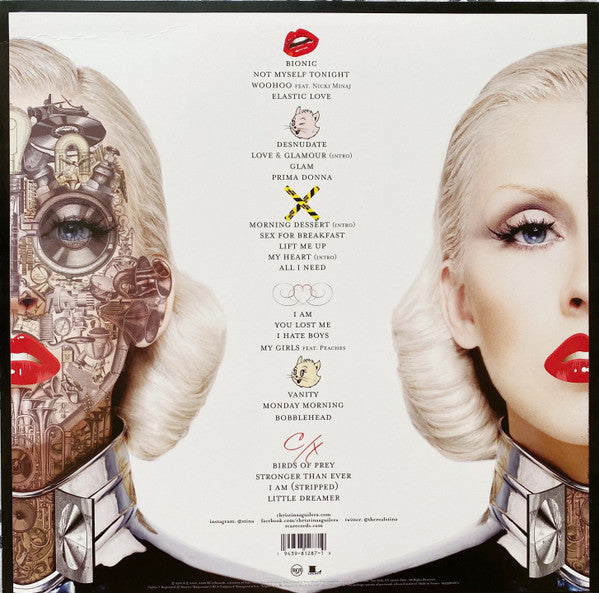 Christina Aguilera : Bionic (3xLP, Album, Dlx, Ltd, RE, Cle)