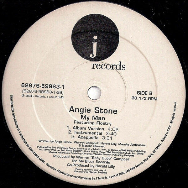 Angie Stone Feat. Snoop Dogg : I Wanna Thank Ya (12", Single)