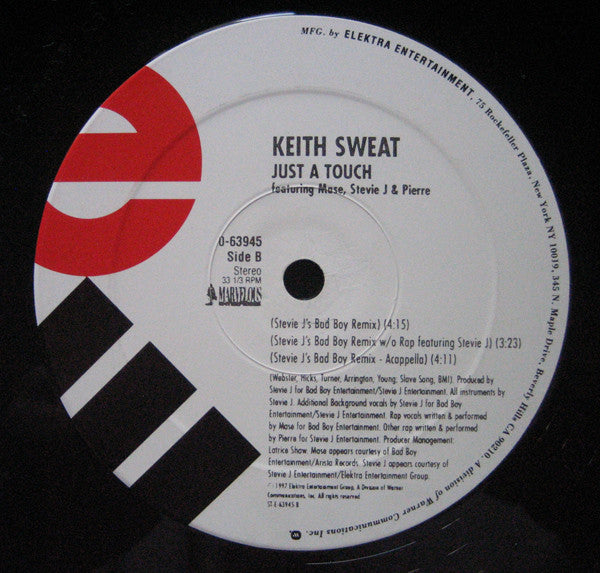 Keith Sweat : Come With Me / Just A Touch / Chocolate Girl (12")