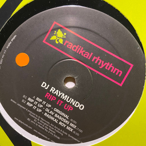 DJ Raymundo : Rip It Up (12")