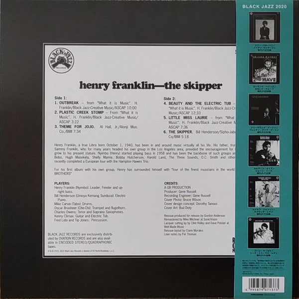 Henry Franklin : The Skipper (LP, Album, RE)