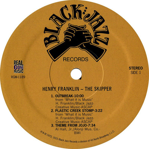 Henry Franklin : The Skipper (LP, Album, RE)