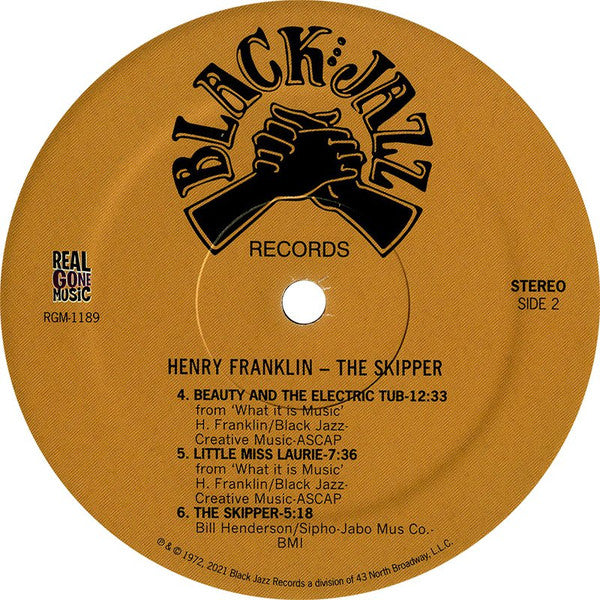 Henry Franklin : The Skipper (LP, Album, RE)