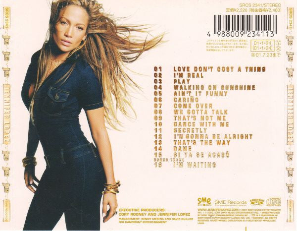 Jennifer Lopez : J.Lo (CD, Album)