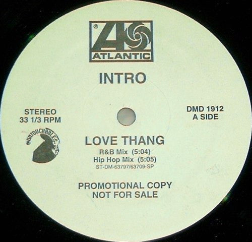 Intro (3) : Love Thang (12", Promo)