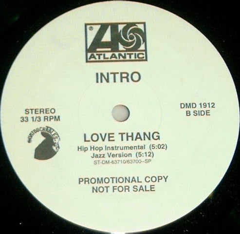 Intro (3) : Love Thang (12", Promo)