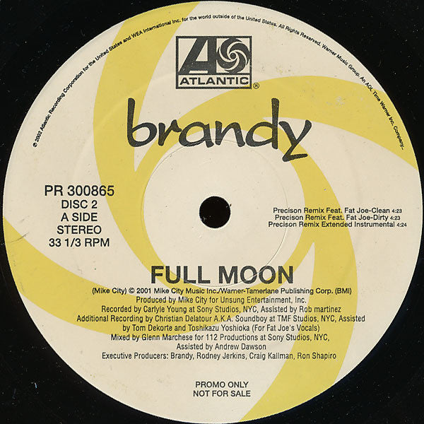 Brandy (2) : Full Moon (2x12", Promo)