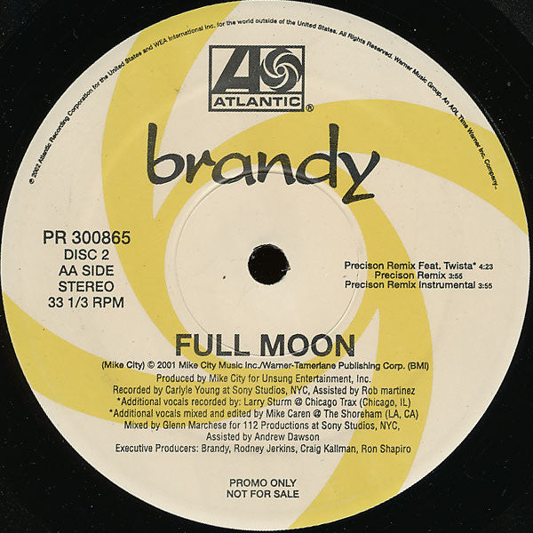 Brandy (2) : Full Moon (2x12", Promo)