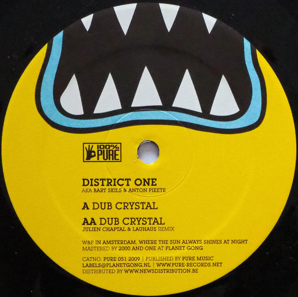 District One Aka Bart Skils & Anton Pieete : Dub Crystal (12")