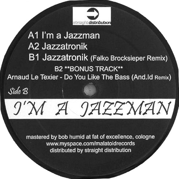 Monque : I'm A Jazzman (12")