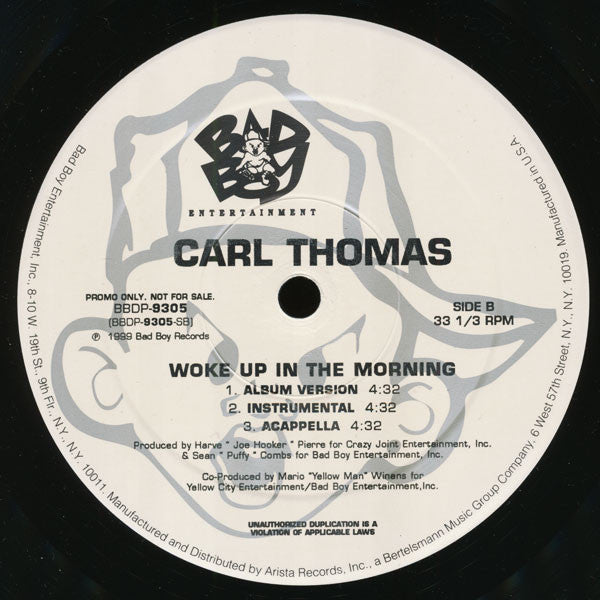 Carl Thomas : I Wish / Woke Up In The Morning (12", Promo)