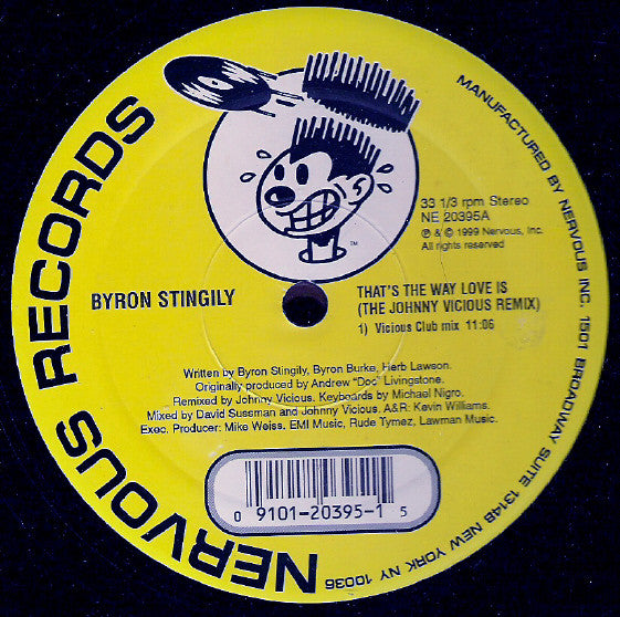 Byron Stingily : That's The Way Love Is (Johnny Vicious Remixes) (12")