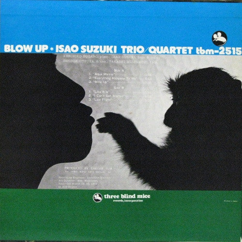 Isao Suzuki Trio / Isao Suzuki Quartet : Blow Up (LP, Album, RE)