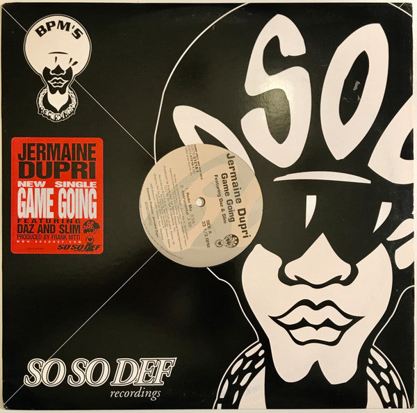 Jermaine Dupri : Game Going (12", Single, Promo)