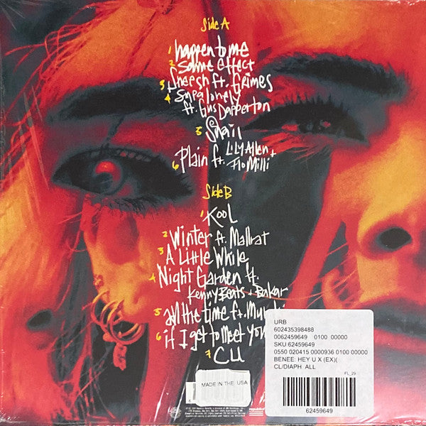 BENEE : Hey U X (LP, Album, Ltd, Cle)