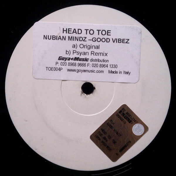 Nubian Mindz : Good Vibez (12", Promo, W/Lbl)