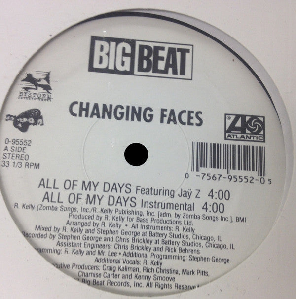 Changing Faces : All Of My Days (12")