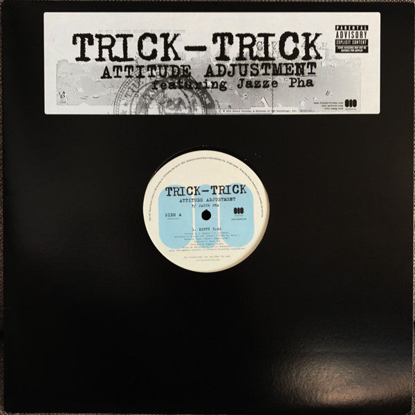 Trick Trick Featuring Jazze Pha : Attitude Adjustment (12", Promo)