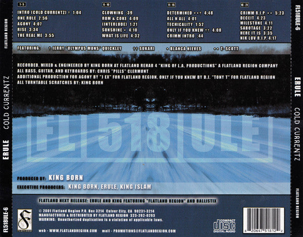 Erule : Cold Currentz (CD, Album)