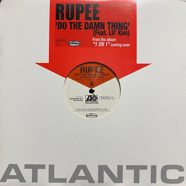 Rupee Feat. Lil' Kim : Do The Damn Thing (12", Maxi, Promo)