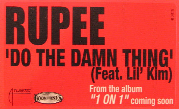 Rupee Feat. Lil' Kim : Do The Damn Thing (12", Maxi, Promo)