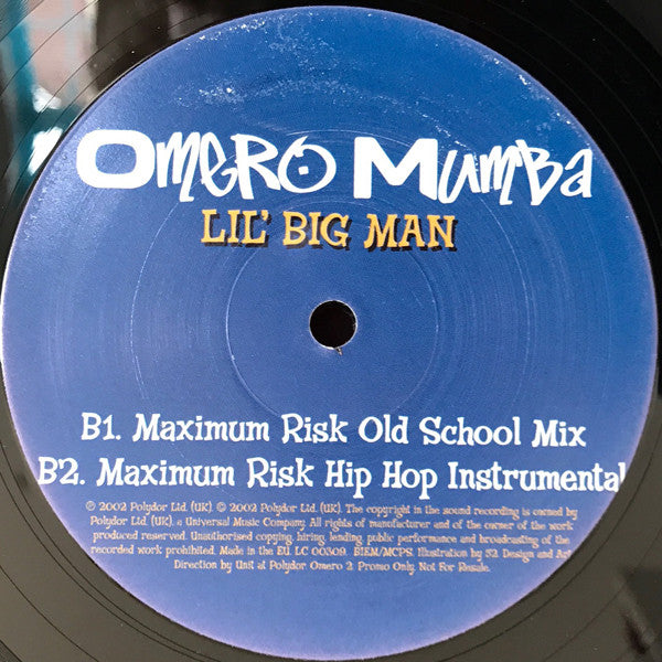 Omero Mumba : Lil' Big Man (12", Promo)