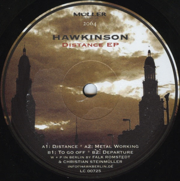 Hawkinson : Distance EP (12", EP)