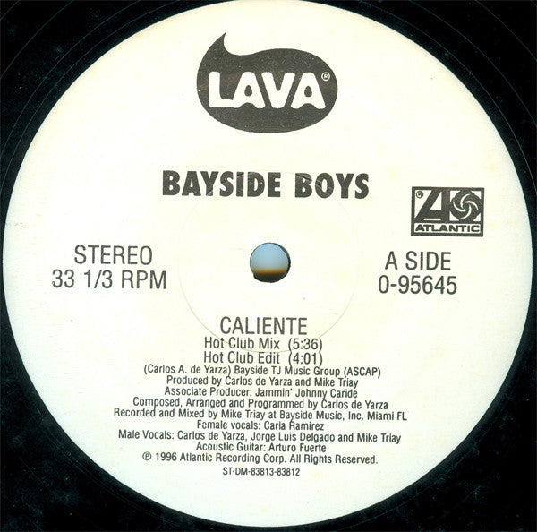 Bayside Boys : Caliente (12")